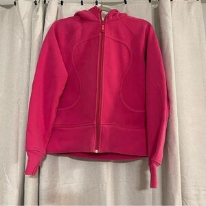 Lululemon Pink Scuba Full Zip Hooded Jacket